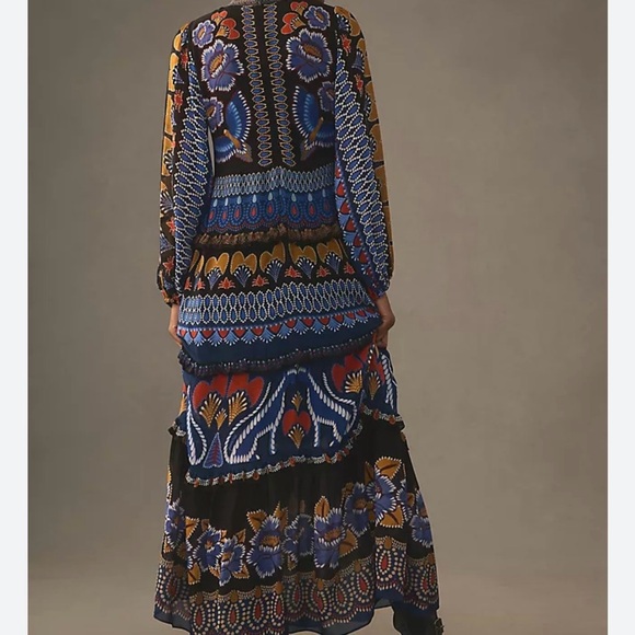 FARM Rio Multicolor Long Sleeve Dress - Picture 2 of 11